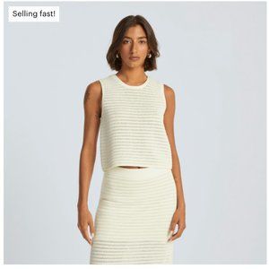 Everlane Crochet Knit Cami